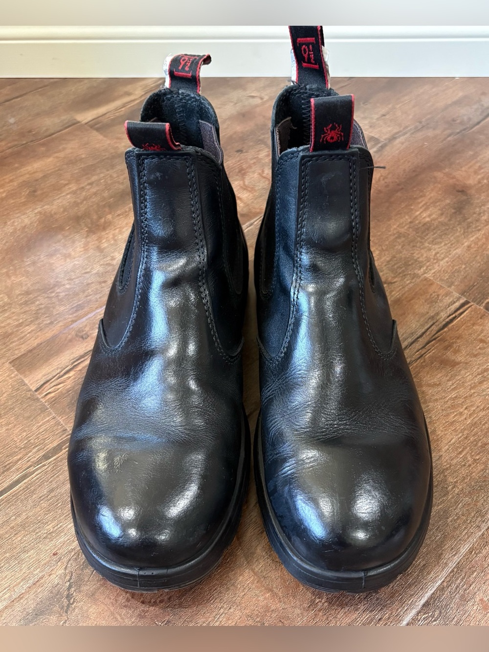 Redback Chelsea Work Boots Men’s US 10.5 AU 9.5 Black Leather Made Australia